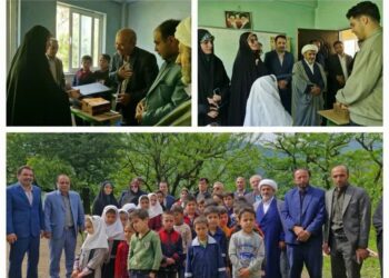 بازدید مدیر کل آموزش و پرورش استان گیلان از مدارس کوهستانی و عشایری حویق