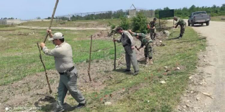  رفع تصرف ۲ هزار و ۵۰۰ مترمربع از زمین‌های ملی در تالش