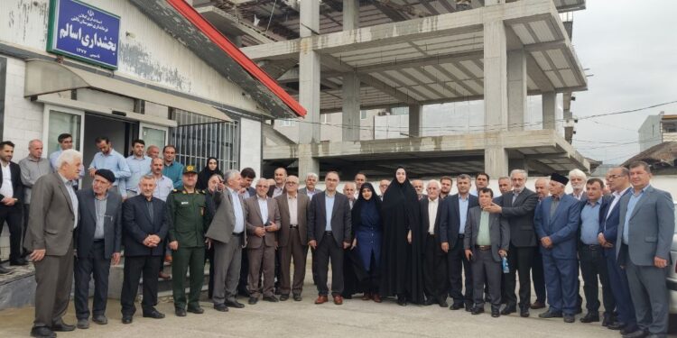 گزارش تصویری از تکریم و معارفه بخشدار اسالم