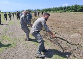رفع تصرف زمین ملی ۱۰۰ میلیارد تومانی در جوکندان تالش