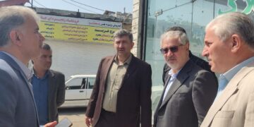 بازدید مدیر عامل برق گیلان زیرساخت های شهر اسالم