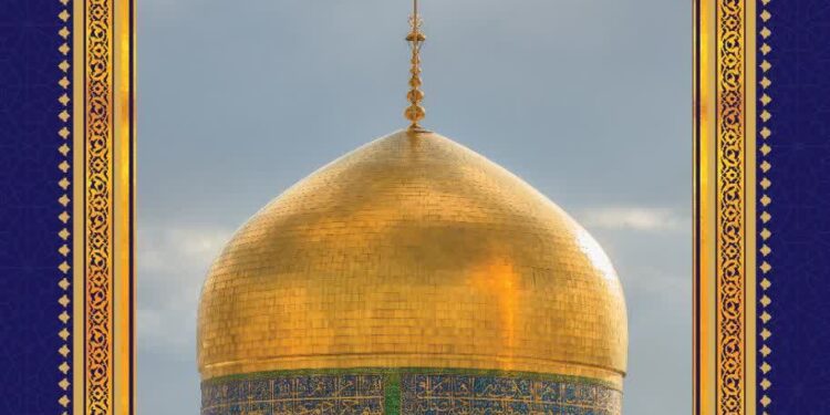 اهتزازبزرگترین پرچم سبز رضوی در استان گیلان