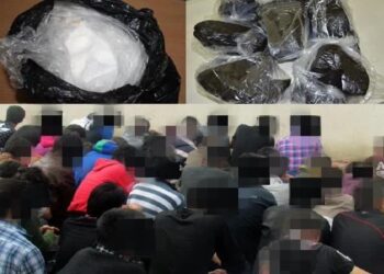 جمع‌آوری و دستگیری معتادان و سوداگران مرگ در تالش