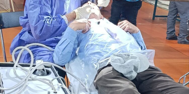 ارائه خدمات پزشکی ۸ میلیارد تومانی توسط گروه جهادی عمار در بخش مرکزی تالش