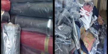 کشف محموله قاچاق پارچه‌های خارجی در تالش