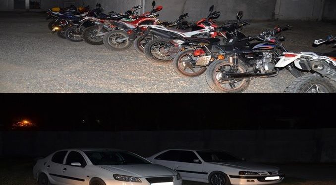 توقیف ۲۲ موتورسیکلت و ۲ خودروی متخلف در طرح ارتقای امنیت اجتماعی تالش