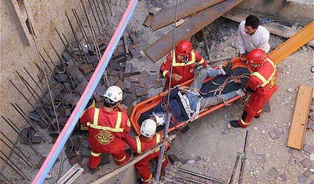 در حین کار صورت گرفت؛     سقوط کارگر ۳۸ ساله ساختمانی در تالش جان او را گرفت
