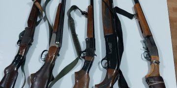 کشف و ضبط ۵ قبضه سلاح شکاری در تالش