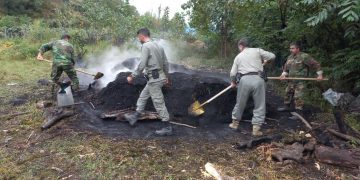 تخریب کوره‌های ذغال غیرمجاز در سراگاه تالش با دستور قضایی