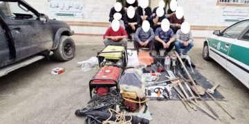 دستگیری حفاران غیرمجاز و کشف کالای قاچاق در تالش