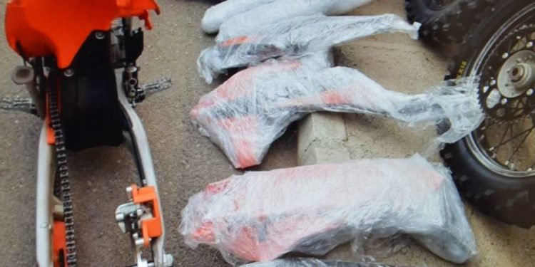 کشف محموله قطعات موتورسیکلت قاچاق درتالش