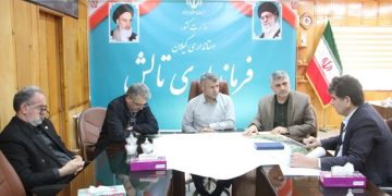 جلسه هماهنگی تملک و آزادسازی مسیر راه‌آهن رشت–آستارا در تالش برگزار شد