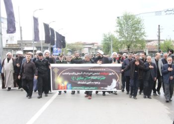 مردم تالش در عزای ششمین اختر تابناک ولایت و امامت سوگواری کردند