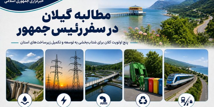 مطالبات گیلان در سفر پیشروی رئیسجمهور